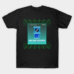 Arcade Heaven 80s Retro Design T-Shirt